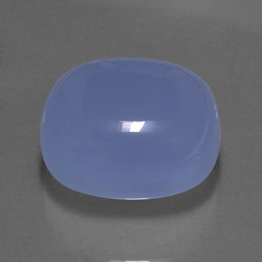 Calcédoine bleue naturelle transparent, 34,70 ct, transparent / translucide