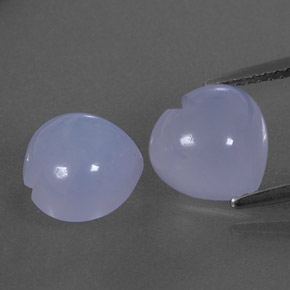 Achetez naturel 5,96ct bleue calcédoine gems, transparent, en provenance namibie chez gemselect. en stock, livraison internationale!