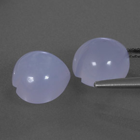 Achetez naturel 5,96ct bleue calcédoine gems, transparent, en provenance namibie chez gemselect. en stock, livraison internationale!