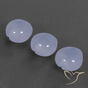 10.87ctw Naturel Violet royal léger Calcédoine, Cœur, Transparent / Translucide