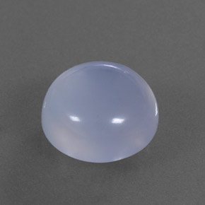 Calcédoine bleue naturelle transparent, 7,87 ct, transparent / translucide