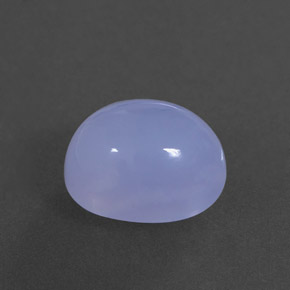 Calcédoine bleue naturelle transparent, 3,63 ct, transparent / translucide