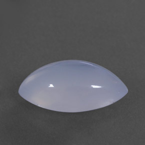 Calcédoine bleue naturelle transparent, 3,10 ct, transparent / translucide