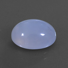 Calcédoine bleue naturelle transparent, 3,83 ct, transparent / translucide