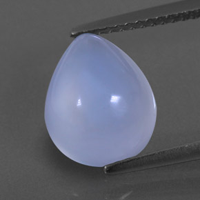 Calcédoine bleue naturelle transparent, 3,59 ct, transparent / translucide