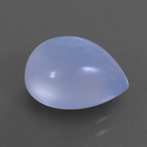 Calcédoine bleue naturelle transparent, 3,59 ct, transparent / translucide