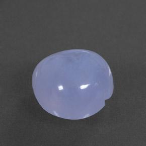 Calcédoine Bleu violacé naturelle Transparent, 4.01 ct, Transparent / Translucide