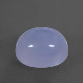 Calcédoine bleue naturelle transparent, 4,99 ct, transparent / translucide