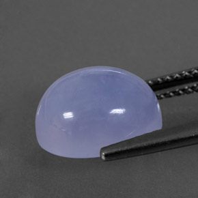 Calcédoine bleue naturelle transparent, 4,99 ct, transparent / translucide