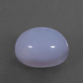 Calcédoine bleue naturelle transparent, 4,91 ct, transparent / translucide