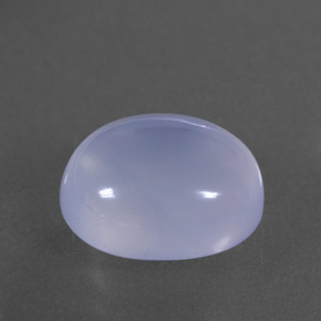 Calcédoine bleue naturelle transparent, 4,37 ct, transparent / translucide