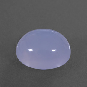 Calcédoine bleue naturelle transparent, 4,34 ct, transparent / translucide