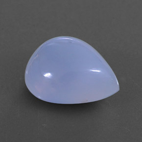 Calcédoine bleue naturelle transparent, 4,83 ct, transparent / translucide