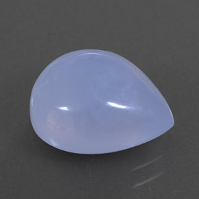 Calcédoine bleue naturelle transparent, 4,63 ct, transparent / translucide