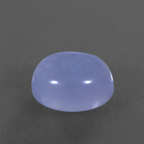 Calcédoine bleue naturelle transparent, 4,58 ct, transparent / translucide