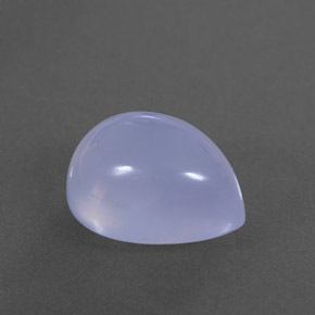 Calcédoine bleue naturelle transparent, 4,10 ct, transparent / translucide