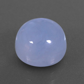 Calcédoine bleue naturelle transparent, 3,78 ct, transparent / translucide