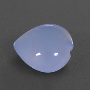 Calcédoine bleue naturelle transparent, 3,01 ct, transparent / translucide