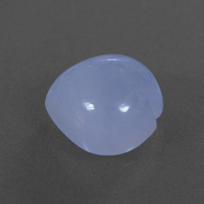 Calcédoine bleue naturelle transparent, 4,80 ct, transparent / translucide