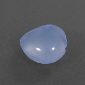 Calcédoine bleue naturelle transparent, 4,10 ct, transparent / translucide