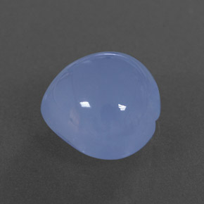 Calcédoine bleue naturelle transparent, 5,75 ct, transparent / translucide