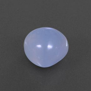 Calcédoine bleue naturelle transparent, 4,27 ct, transparent / translucide