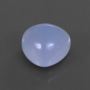 Calcédoine bleue naturelle transparent, 3,84 ct, transparent / translucide