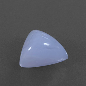 Calcédoine bleue naturelle transparent, 3,38 ct, transparent / translucide
