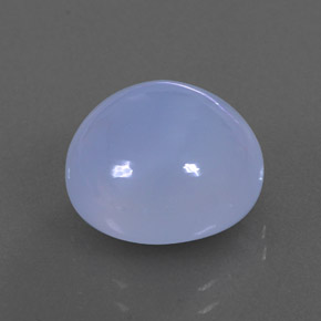 Calcédoine bleue naturelle transparent, 8,32 ct, transparent / translucide