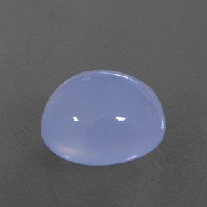 Calcédoine bleue naturelle transparent, 5,65 ct, transparent / translucide