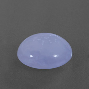 Calcédoine bleue naturelle transparent, 4,14 ct, transparent / translucide