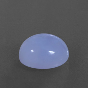 Calcédoine bleue naturelle transparent, 4,38 ct, transparent / translucide