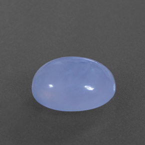 Calcédoine bleue naturelle transparent, 3,66 ct, transparent / translucide