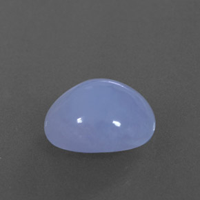 Calcédoine bleue naturelle transparent, 3,35 ct, transparent / translucide