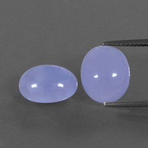 Achetez naturel ct bleue calcédoine gems, coupe ovale, en provenance namibie chez gemselect. en stock, livraison internationale!