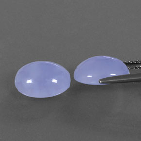 Achetez naturel ct bleue calcédoine gems, coupe ovale, en provenance namibie chez gemselect. en stock, livraison internationale!
