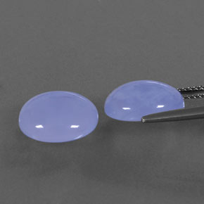 Achetez naturel ct bleue calcédoine gems, coupe ovale, en provenance namibie chez gemselect. en stock, livraison internationale!