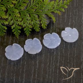 Shop natural 21.95ct Violet Bleu Calcédoine gems, Taille Fleur, from Brésil at GemSelect. In stock, global shipping!