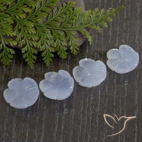 Shop natural 34.74ct Bleu violacé léger Calcédoine gems, Taille Fleur, from Brésil at GemSelect. In stock, global shipping!