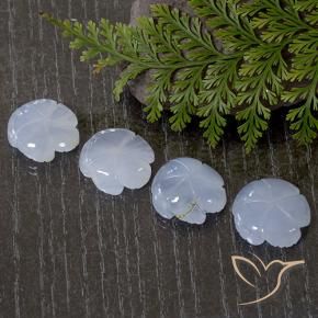 Shop natural 34.74ct Bleu violacé léger Calcédoine gems, Taille Fleur, from Brésil at GemSelect. In stock, global shipping!