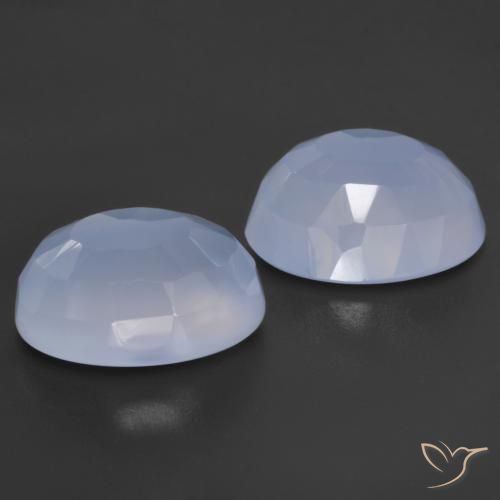 Shop natural 9.08ct Violet Bleu Calcédoine gems, ovale, from Brésil at GemSelect. In stock, global shipping!