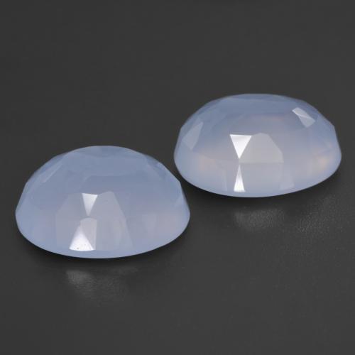 Achetez naturel 8,71ct bleue calcédoine gems, coupe ovale, en provenance brésil chez gemselect. en stock, livraison internationale!