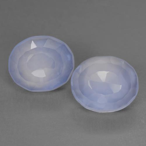 Achetez naturel 8,04ct violet calcédoine gems, coupe ovale, en provenance brésil chez gemselect. en stock, livraison internationale!
