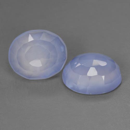 Achetez naturel 8,04ct violet calcédoine gems, coupe ovale, en provenance brésil chez gemselect. en stock, livraison internationale!