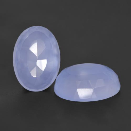 Achetez naturel 11,27ct bleue calcédoine gems, coupe ovale, en provenance brésil chez gemselect. en stock, livraison internationale!