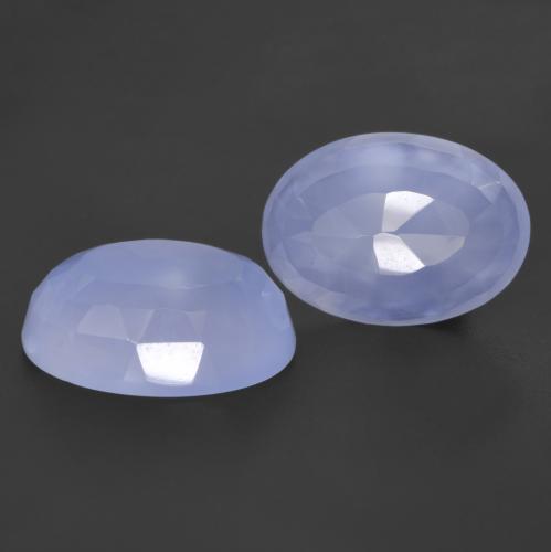 Achetez naturel 11,27ct bleue calcédoine gems, coupe ovale, en provenance brésil chez gemselect. en stock, livraison internationale!