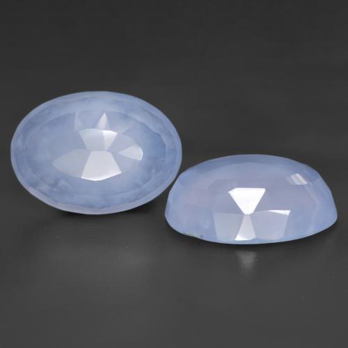 Achetez naturel 10,15ct bleue calcédoine gems, coupe ovale, en provenance brésil chez gemselect. en stock, livraison internationale!