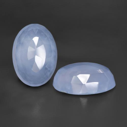 Achetez naturel 10,15ct bleue calcédoine gems, coupe ovale, en provenance brésil chez gemselect. en stock, livraison internationale!