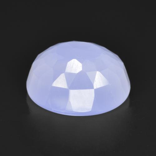 Calcédoine Bleu clair naturelle Coupe ovale, 4.04 ct, Translucide