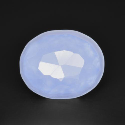 Calcédoine Bleu clair naturelle Coupe ovale, 3.59 ct, Translucide